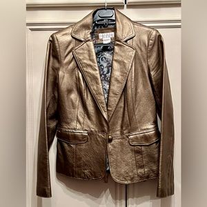 Worthington vintage jacket 100% Genuine Leather.